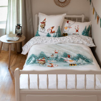 Housse de couette enfant pur coton Féeries