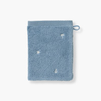 Gant de toilette coton Zéphire baltique marin
