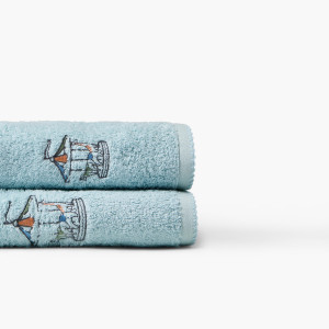 Drap de bain coton bio Instant ciel enfant