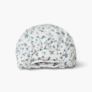 Drap housse coton Neo rose botanic