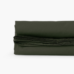 Drap de lit coton Neo kaki