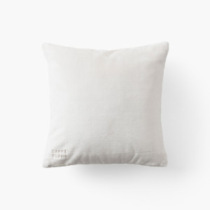Oslo ivory fleece cushion cover