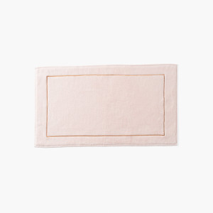 Aura nude cotton and bamboo viscose bathmat