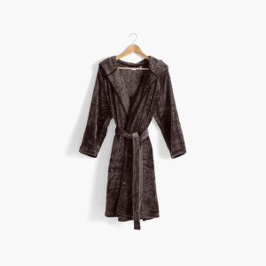Gaspard hooded fleece dressing gown for teenagers