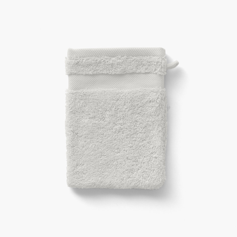Lot de 2 gant de toilette ATLANTIQUE 15x21 beige sable en coton