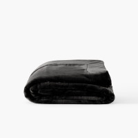 Oslo anthracite fleece plaid