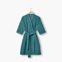 Women's bathrobe Grasse Emerald