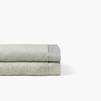 Serviette de toilette coton et viscose de bambou Ephelia jade
