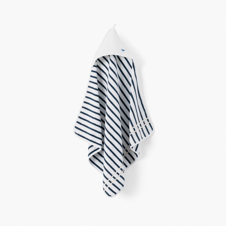 Cape de bain coton bio Ô Douce | Carré Blanc