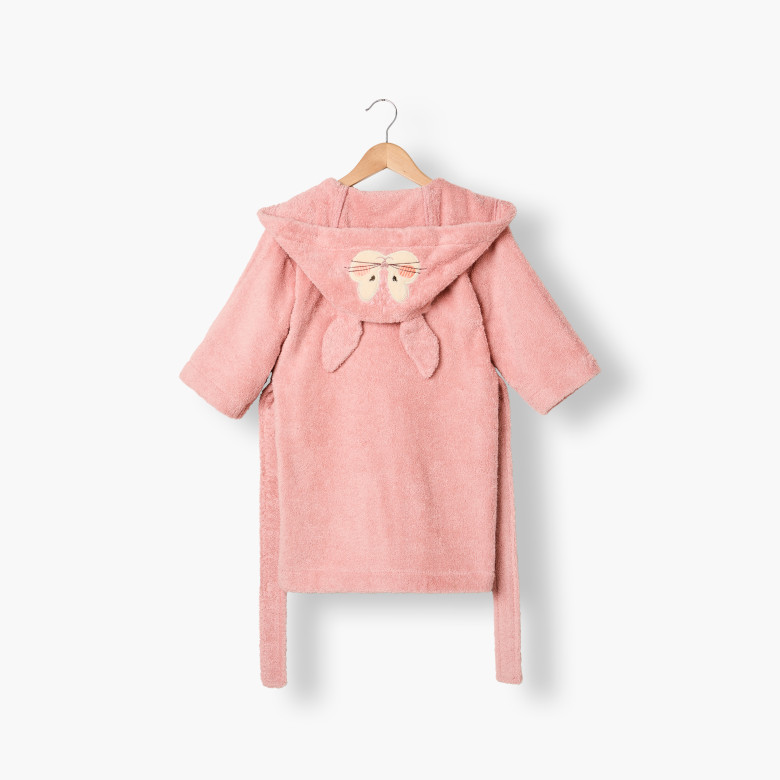 Peignoir enfant en coton RENATO rose Becquet | 3 SUISSES