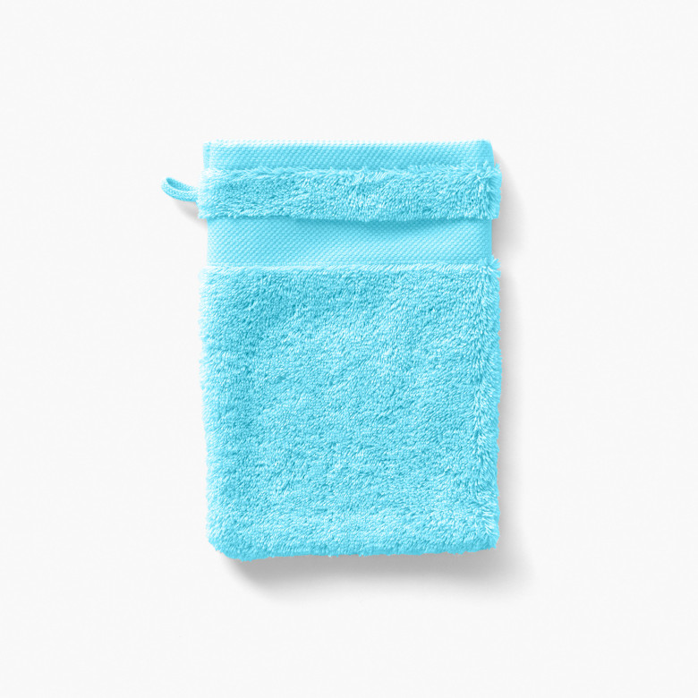 Set De Serviettes De Bain 100% Coton Turquoise - 6 Pièces Luxe