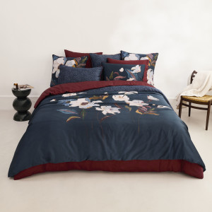 Housse de couette satin de coton Orine