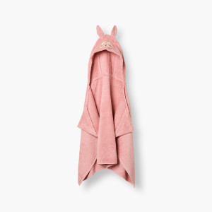 Drap de douche à capuche Wonderful vieux rose