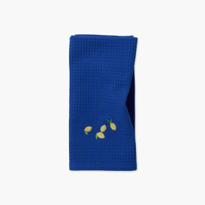Torchon coton nid d'abeille Zeste outre-mer