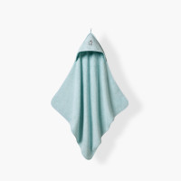 Cape de bain coton bio Instant ciel