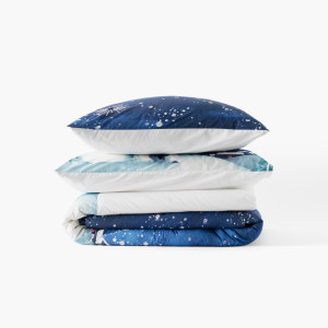 Parure de lit fluorescente coton Stellaire