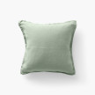 Housse de coussin lin lavé Songe eucalyptus