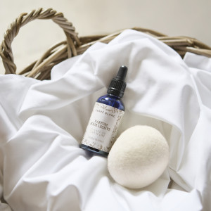 Coffret : parfum pour lessive et balle de séchage Silence au clair de lune