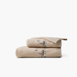Parure de bain coton bio Instant naturel