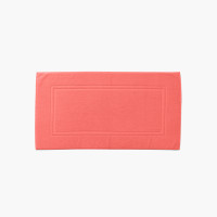 Lola II coral cotton bathmat