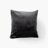 Oslo anthracite fleece cushion cover