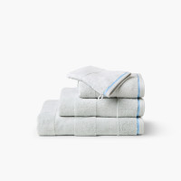 Parure de bain coton Vuelo gris perle