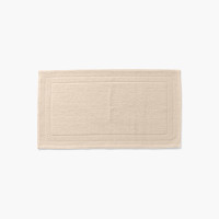 Source natural organic cotton bouclette bath mat