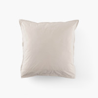 Taie d'oreiller carrée coton Neo ficelle