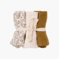 Lot de 3 langes mousseline Lino