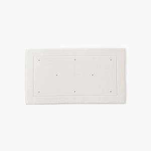 ZEPHIRE Ivory/heart bathmat