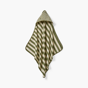 Elie khaki cotton bath cape