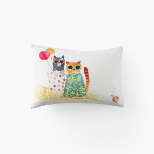 Taie d'oreiller rectangulaire coton Euphory enfant