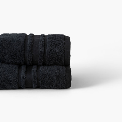 Drap de bain coton Lola II noir