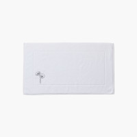 Tapis de bain coton et viscose de bambou Ephelia blanc