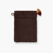 Gant de toilette coton Amara chocolat