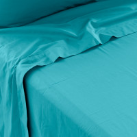 Drap de lit percale de coton Neo canard