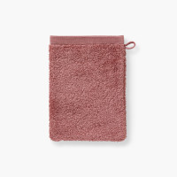 Gant de toilette coton Origine vieux rose