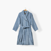 Peignoir homme coton Zéphire baltique marin