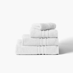 Parure de bain coton Lola II blanc