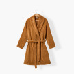 Women's bathrobe Zephire Pecan/flowers