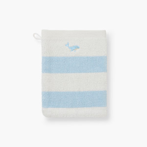 Gant de toilette coton bio enfant Tybalt ciel