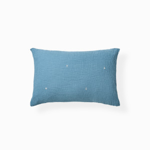 Zephire Baltic/Navy rectangular pillowcase