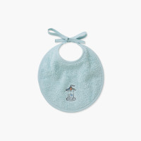 Mini bavoir coton bio Instant ciel