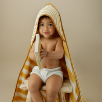 Elie miel cotton bath cape