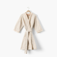 Women's bathrobe LEONORE Ivory