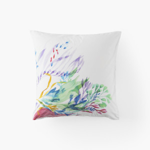 Demi Lune square cotton pillowcase