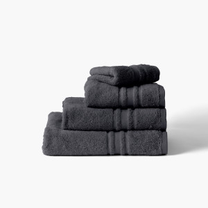Parure de bain coton Lola II ardoise