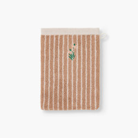 Gant de toilette coton bio Celestine moka