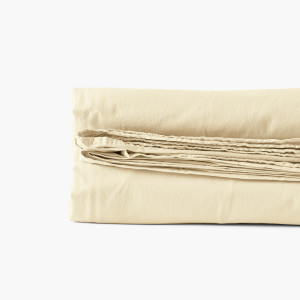 SOUFFLE Bed Sheet Pastel Yellow