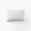 Taie d'oreiller rectangulaire coton Neo blanc mimosa